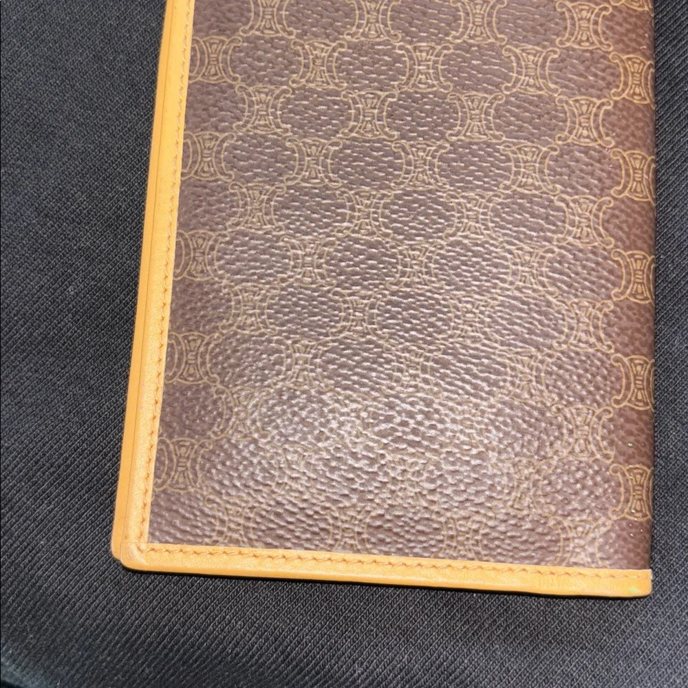 Celine Brown and Tan Macadam Wallet - Picture 5 of 7